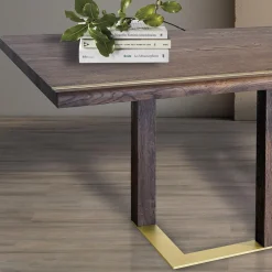 Viadurini Living Esstische Nach Mass|Esstische-Wohnzimmertisch mit Struktur aus Asteiche Made in Italy - Giusy