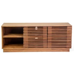 Viadurini Living Tv-Möbel-Wohnzimmer-TV-Ständer aus Akazienholz - Vortice
