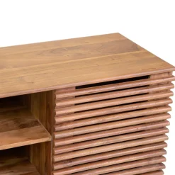 Viadurini Living Tv-Möbel-Wohnzimmer-TV-Ständer aus Akazienholz - Vortice