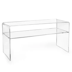 Viadurini Living Tv-Möbel-Wohnzimmer-TV-Ständer aus transparentem Plexiglas Made in Italy - Giuliette