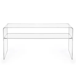 Viadurini Living Tv-Möbel-Wohnzimmer-TV-Ständer aus transparentem Plexiglas Made in Italy - Giuliette