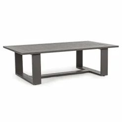 Viadurini in the Garden Gartensofas-Wohnzimmerzusammensetzung im Freien in Aluminium mit Stoffkissen - Yoshi