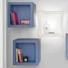 SLIDE Wandregale-Würfelförmiges, farbiges Regal mit modernem Design Open Cube, hergestellt in Italien