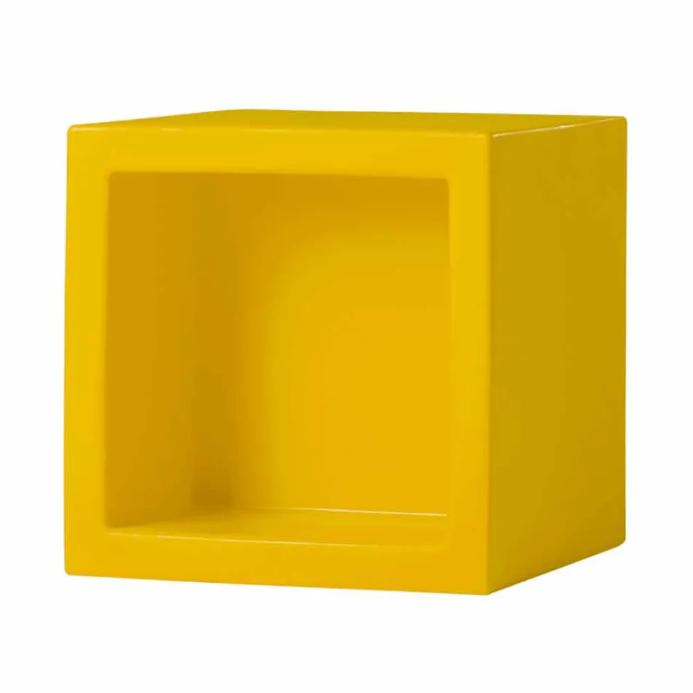 SLIDE Wandregale-Würfelförmiges, farbiges Regal mit modernem Design Open Cube, hergestellt in Italien