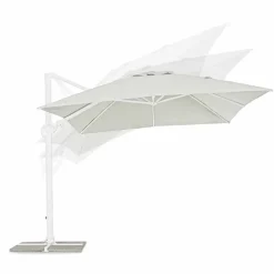 Viadurini in the Garden Gartenschirm-3x4 Aluminium Gartenschirm mit Polyestergewebe - Fasma