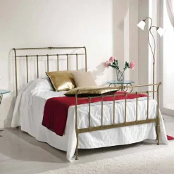 Viadurini Night Design Maßgeschneiderte Möbel|Schmiedeeisen Queen Size Bett-120x190 cm Bett aus Schmiedeeisen Made in Italy Kelly