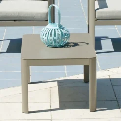 Viadurini in the Garden Garten Beistelltisch-100x55 cm Gartentisch aus Aluminium mit verschiedenen Oberflächen - Mickey Mouse