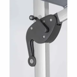 Viadurini in the Garden Gartenschirm-4x4 Gartenschirm mit dunkelgrauem Stoff und eloxierter Struktur - Daniel