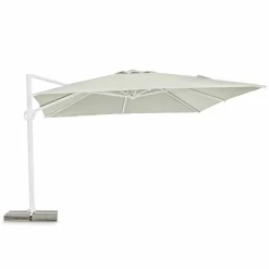 Viadurini in the Garden Gartenschirm-4x4 Gartenschirm mit naturfarbenem Polyestergewebe - Fasma