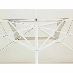 Viadurini in the Garden Gartenschirm-4x4 Gartenschirm mit Polyestertuch und Stahlsockel - Nastio