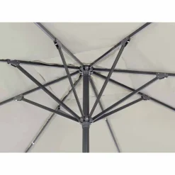 Viadurini in the Garden Gartenschirm-4x4 Gartenschirm mit Polyestertuch und Stahlsockel - Nastio