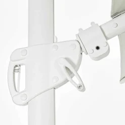 Viadurini in the Garden Gartenschirm-3x3 Sonnenschirm aus weißem Aluminium und Polyester - Fasma