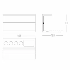 Viadurini Bathroom Badzubehör-Zahnbürstenhalter für Badezimmer in weißer Corian Designqualität Made in Italy - Elono