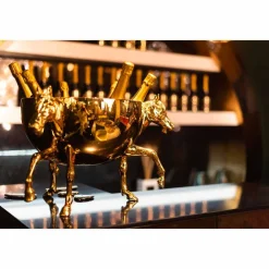 Viadurini Living Deko Vasen-Ziervase für den Innenbereich aus weißer Keramik oder 24 Karat Gold Made in Italy - Jacky