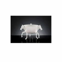 Viadurini Living Deko Vasen-Ziervase für den Innenbereich aus weißer Keramik oder 24 Karat Gold Made in Italy - Jacky