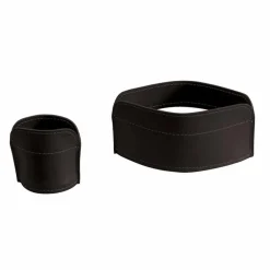 Limac Design Bürozubehör-Zubehör für Schreibtisch aus Leder, 4 Stück, Made in Italy - Ebe