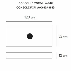 Viadurini Bathroom Badmöbel Hängend-Zusammensetzung 3 Hängende Badezimmermöbel aus hochwertigem Feinsteinzeug - Rambina