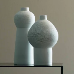 Viadurini Living Deko Vasen-Zusammensetzung aus 2 Keramikvasen im modernen Stil - Lampedusa