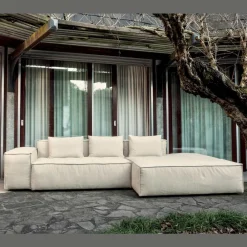 Viadurini Living Moderne Sofas-Zusammensetzung aus 1 Sofa, 1 Armlehne und 1 Halbinsel - Bizarre