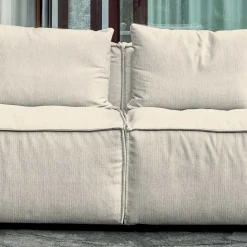 Viadurini Living Moderne Sofas-Zusammensetzung aus 2 Sofas mit Rückenlehne und 2 Armlehnen - Bizarre