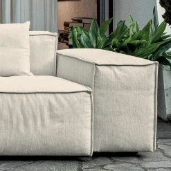 Viadurini Living Moderne Sofas-Zusammensetzung aus 2 Sofas mit Rückenlehne und 2 Armlehnen - Bizarre