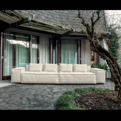 Viadurini Living Moderne Sofas-Zusammensetzung aus 2 Sofas mit Rückenlehne und 2 Armlehnen - Bizarre