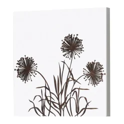 Viadurini Decor Blumen Bilder-Zusammensetzung aus 4 Tafeln mit Hortensien, Allium und Thypha, hergestellt in Italien – Berechnung