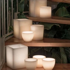 Viadurini Handmade Candles Duftkerzen-Zusammensetzung der duftenden Laternen mit Kerze Made in Italy 3 Stück - Terna