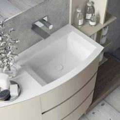 Viadurini Bathroom Badmöbel Hängend-Zusammensetzung der Möbel für das Badezimmer des modernen Designs - Callisi13