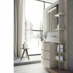 Viadurini Bathroom Badmöbel Hängend-Zusammensetzung der Möbel für das Badezimmer des modernen Designs - Callisi13