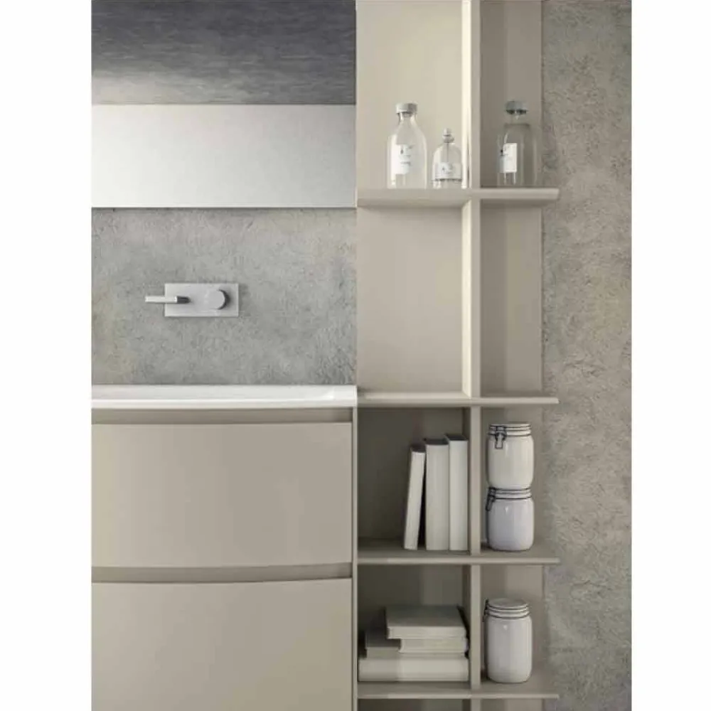 Viadurini Bathroom Badmöbel Hängend-Zusammensetzung der Möbel für das Badezimmer des modernen Designs - Callisi13