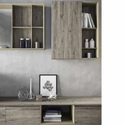 Viadurini Bathroom Badmöbel Hängend-Zusammensetzung der modernen Badezimmermöbel, hängendes Design Made in Italy - Callisi6