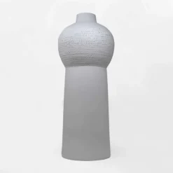 Viadurini Living Deko Vasen-Zusammensetzung von 4 dekorativen Vasen aus schwarzer und weißer Keramik - Calicanto