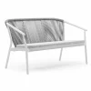 Varaschin Gartensofas-Zweisitzer Garden Stacking Sofa Aluminium und Stoff - Smart By