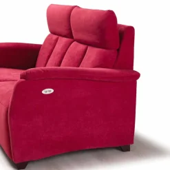 Stile Relax Moderne Sofas-Zweisitzer-Sofa modernes Design aus Leder/Kunstleder/Maulbeergewebe