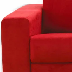 Stile Relax Moderne Sofas-Zweisitzer-Sofa modernes Design aus Kunstleder/Stoff made Italy Mora