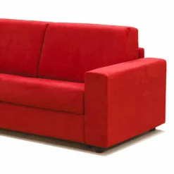 Stile Relax Moderne Sofas-Zweisitzer-Sofa modernes Design aus Kunstleder/Stoff made Italy Mora