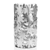 Viadurini Decor Deko Vasen-Zylindrische Vase aus Glas und silbernem Metall und luxuriöser Blumendekoration - Terraceo