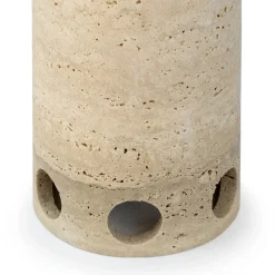 Viadurini Design Deko Vasen-Zylindrische Vase/Kerzenhalter aus Satinmarmor Made in Italy - Shoyo