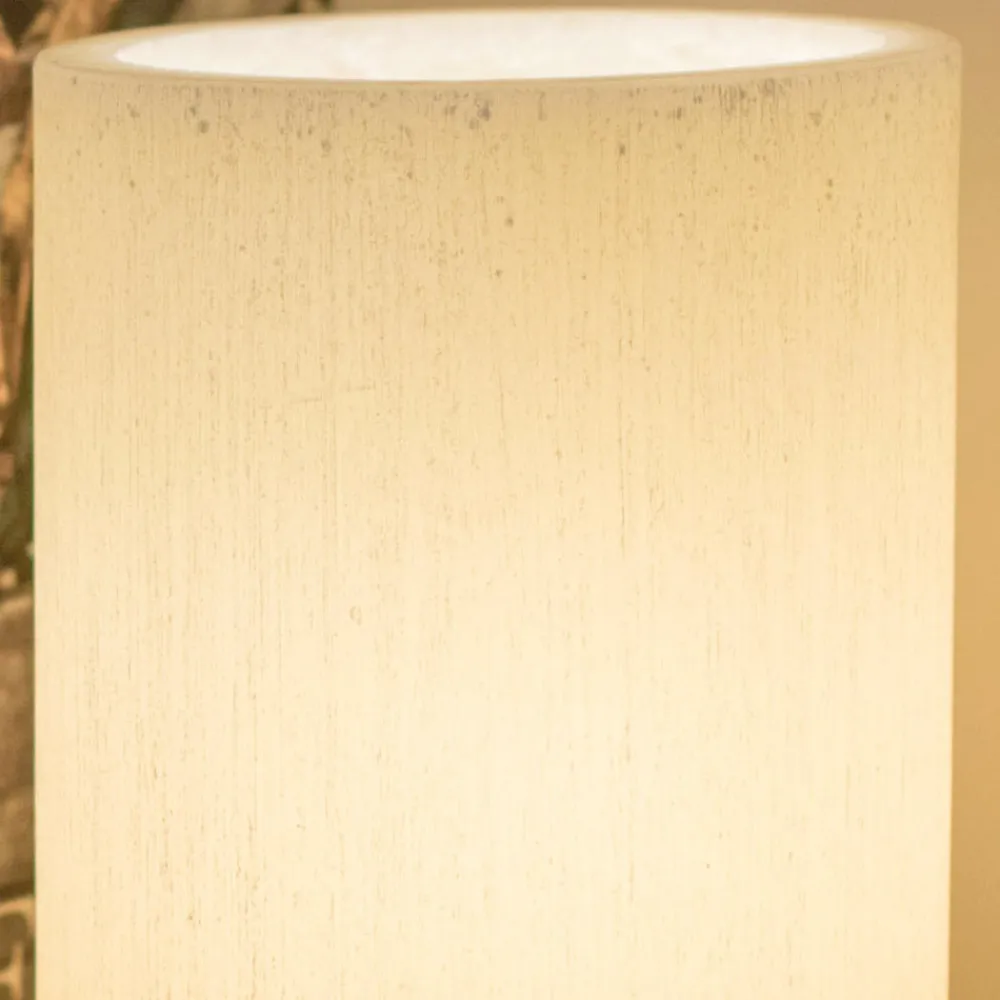 Viadurini Lighting Design Tischlampen-Zylindrischer Abat-Jour in Duftwachs Kratzeffekt Made in Italy - Donata