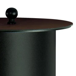 Viadurini Fire Design Pelletkorb-Zylindrischer Pelletbehälter mit Deckel in verschiedenen Ausführungen, hergestellt in Italien – Flamingo